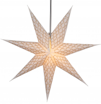 Foldable advent illuminated paper star, Christmas star 60 cm - Lu..