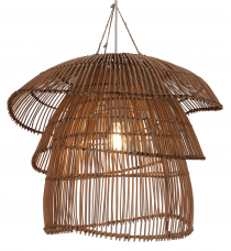 Ceiling lamp/ceiling light, handmade in Bali from natural materia..