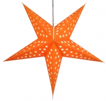 Foldable advent illuminated paper star, poinsettia 60 cm - Moonro..