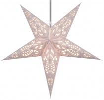 Foldable advent illuminated paper star, poinsettia 60 cm - Menor ..