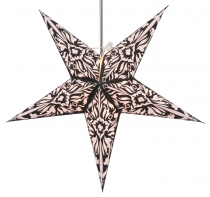 Foldable Advent Light Up Paper Star, Poinsettia 60 cm - Andel Bla..