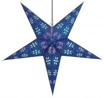 Foldable advent illuminated paper star, Christmas star 60 cm - An..