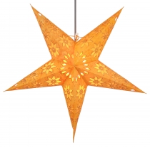 Foldable advent illuminated paper star, poinsettia 60 cm - Adonis..