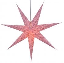 Foldable advent illuminated paper star, Christmas star 80 cm - Si..