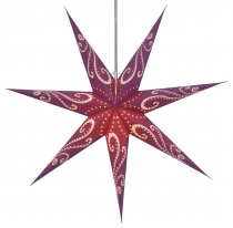 Foldable advent illuminated paper star, Christmas star 80 cm - Pa..