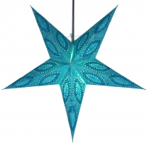 Foldable advent illuminated paper star, poinsettia 60 cm - Munos ..
