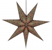 Foldable advent illuminated paper star, Christmas star 60 cm - Ef..