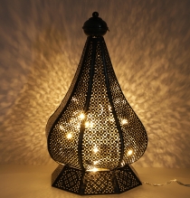 Oriental metal lantern in marrocan design, lantern - metal design..