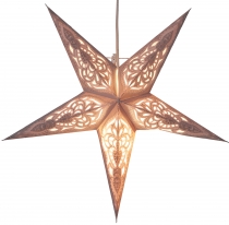 Foldable advent illuminated paper star, Christmas star 40 cm - Ma..