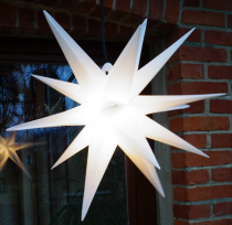 3D battery outdoor star Kaspar, Ø 55 cm, Christmas star, folding ..