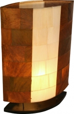 Table lamp/table lamp, handmade in Bali from natural material, ba..