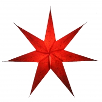 Foldable advent illuminated paper star, Christmas star 60 cm - Ik..