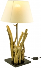 Table lamp/table lamp, handmade in Bali unique piece of natural m..