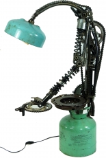 Floor Lamp/Floor Lamp, Industrial Style, Upcycling Scrap Metal Li..