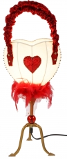 Table lamp Kokopelli - Heart bag