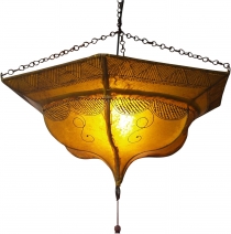 Henna - leather ceiling lamp/ceiling light Tuareg